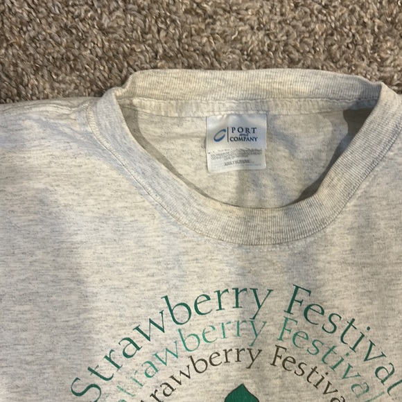Vintage 2004 Y2K Vashon Island Strawberry Festival Shirt Men’s Size XL - Picture 3 of 7